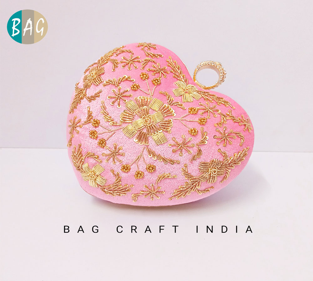 Buy Rutba Peach Gold Designer Pearl Work Indian Bridal Clutch Bag, Evening  Purse, Indian Pakistani Jewelry Online in India - Etsy