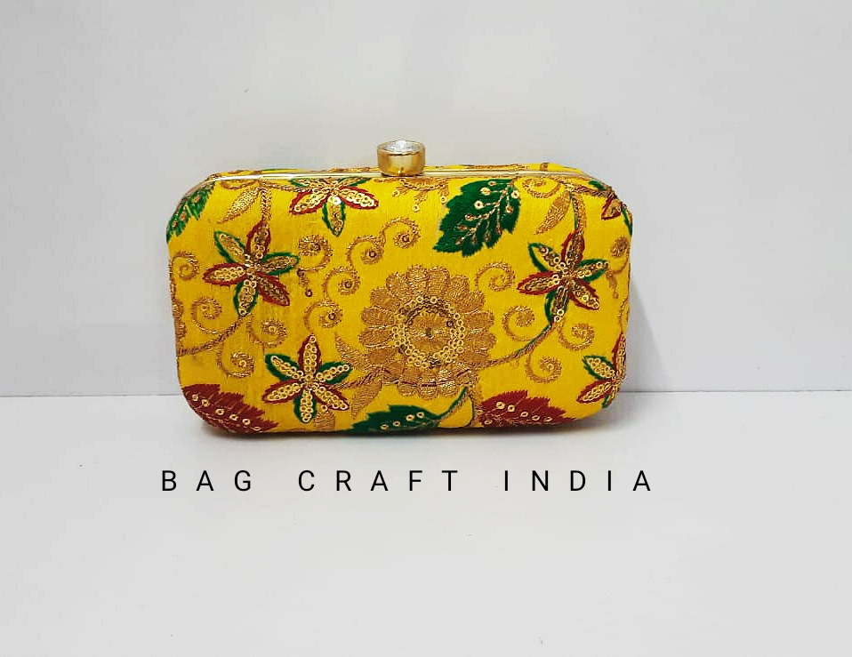 Buy online Self Design Box Clutch With Detachable Strap from bags for Women  by Rezzy for ₹1219 at 42% off | 2024 Limeroad.com