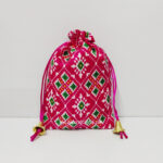 Patola Print Potli Bags