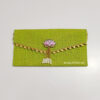 Designer jute envelope