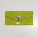 Designer jute envelope