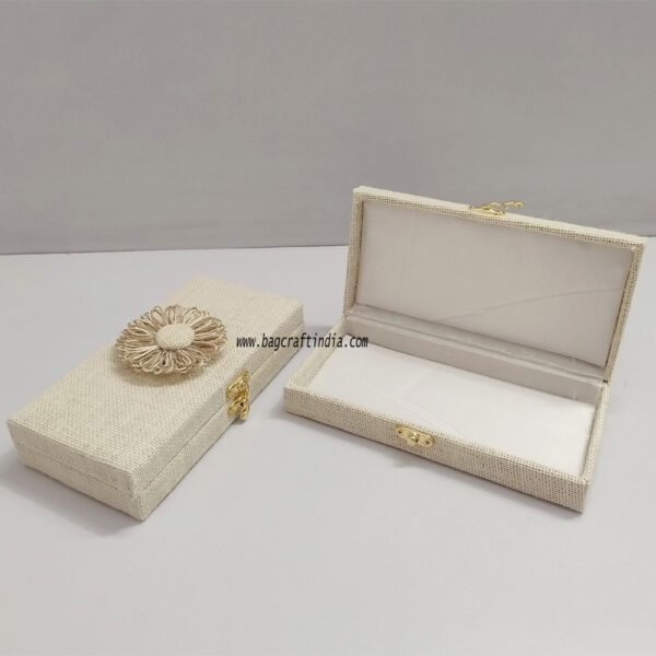 Cash Boxes in Jute Fabric