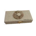 Cash Boxes in Jute Fabric